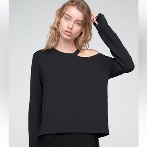 LAST CALL rag & bone Black Long Sleeve Top